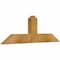 Ekena Millwork Portland Rough Sawn Timber Gable Bracket, Western Red Cedar, 36"W x 12"H x 2"D x 4"F, 8/12 Pitch GBW036X12X0204POR00RWR - alternate 5
